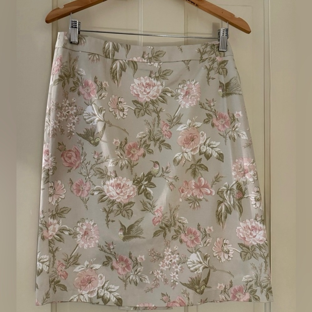 Authentic Dolce & Gabbana Pink and Green Casual Pencil Skirt